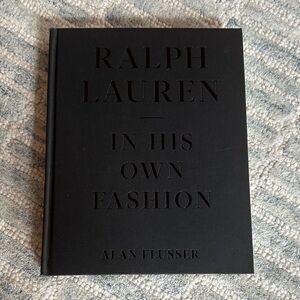 Ralph Lauren In His Own Fashion Black Hardcover Book